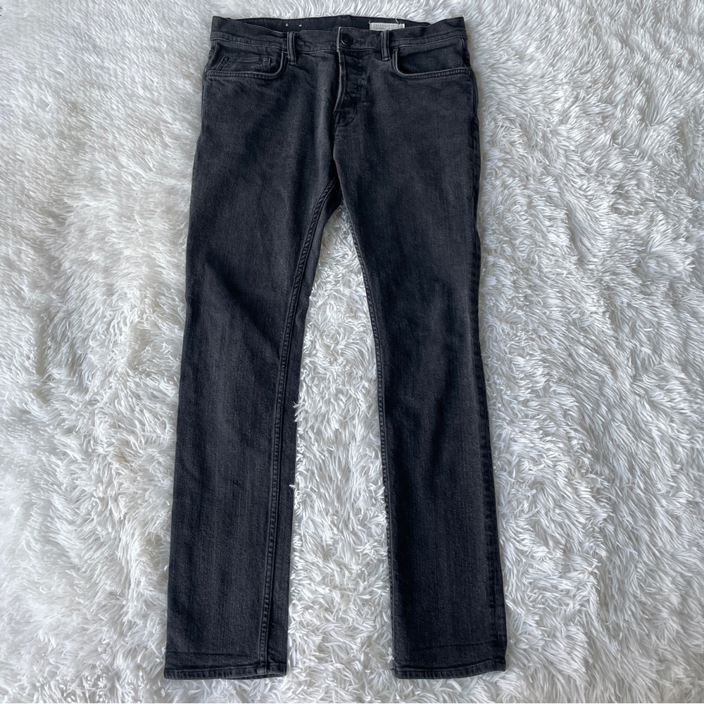 ALL SAINTS‎ Crow Cigarette Black Denim Jeans